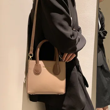 Дамски чанти през рамо дамски Чанти за жени от 2021 Нова дамски проста изкуствена кожа Корея модерна вечерна чанта Bolsas Дамска чанта на рамото Чанта