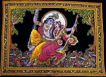 Гоблен Индийски Бог Радха Кришна