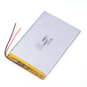 литиево-йонна акумулаторна батерия 356487 2200 mah за Mp3 GPS PSP phone PAD MID DVD Power bank