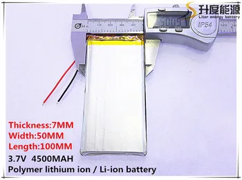 Безплатна доставка на 1 бр./лот 7050100 3.7 В литиево-полимерна батерия 4500 mah САМ мобилен авариен източник на захранване за зареждане на акумулаторна батерия