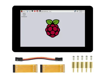 Waveshare 7-инчов Капацитивен Сензорен IPS-дисплей за Raspberry Pi, 1024×600, Интерфейс DSI