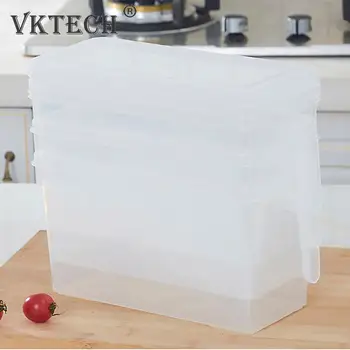 Кутии За Съхранение На Хладилника Прозрачна Кутия За Съхранение На Хладилника Органайзер За Съхранение На Хранителни Продукти, Кутии Пластмасов Контейнер За Зърно
