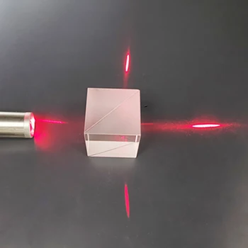 Оптично Стъклен Куб Дихроичный Дисперсионный греда сплитер с Коефициент за разделяне на Призмата 50:50 за Експеримент с Спектрометром Prisma