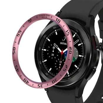 Bezel Пръстен за полагане на Рамка Калъф за Samsung Galaxy Watch 4 Класически 42 мм Гривна Капачка от Неръждаема Стомана, Защита от драскотини
