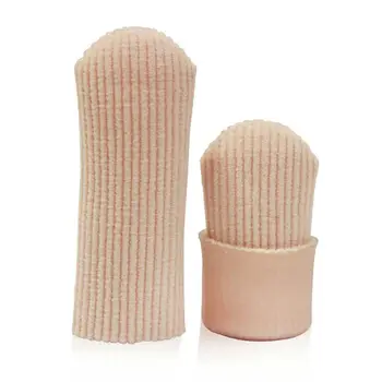 Популярната Тъканта на кутията Оребрена Вязаная Гел Капак За Пръстите на Краката Защитно покритие Ръкави Тръба За обезболяване Защитни Средства за грижа За краката