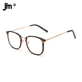 JM ултра-леки Очила с блокиране на Синя Светлина за жените Реколта Квадратни Слот Компютърни Защитни Очила със защита от Син Лъч