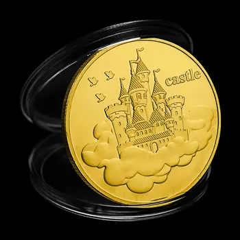Трептене на Феята на Зъбките са подбрани Позлатен Сувенирни монети Подарък от Колекцията на Замъка на Феята на Зъбките Възпоменателна монета