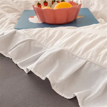 Бяла Канава Пухени Калъф-стеганое одеяло с цип Комплекти легла Пухени Чаршаф Спално бельо Калъфка