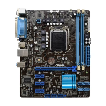 ASUS P8H61-M LX Intel H61 P8H61 16 GB DDR3 Поддръжка за LGA 1155 i3 i5 i7 Процесор VGA USB2.0 SATA II PCI-E X16 uATX дънна Платка за десктоп