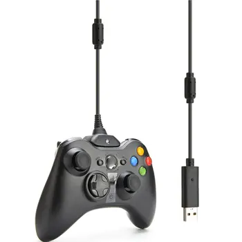 USB Зарядно устройство Кабел за възпроизвеждане и зареждане с Кабел за Безжичен контролер Xbox 360 Кабел за зареждане зареждане на Линия