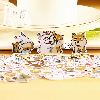 40 бр. творчески сладки kawai домашно DOCA II куче животни етикети за scrapbooking /декоративни етикети /фото албуми САМ занаятите