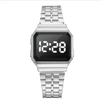 2021 няколко Часа на Топ Марката LED Сензорен Екран Цифрови Часовници Мъжки Дамски Стоманени Часовници Спортни Квадратни Ръчни Часовници, Електронни часовници