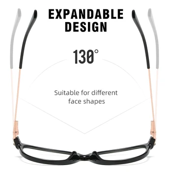 AEVOGUE Анти-Сини Очила Компютърно Огледало TR90 Рамка Модни Очила за котешки очи AE1053