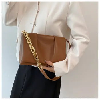 Чанта за подмишниците от изкуствена кожа за жени 2021 Маркови тенденция черни торби на рамо и портмонета Дамски пътна чанта за ръце
