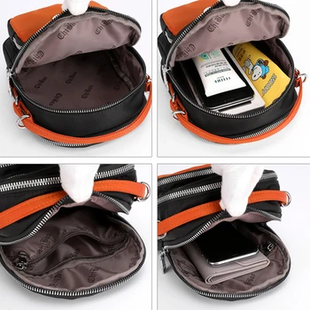 Модни найлон дамска чанта на рамото с малка горната дръжка за Дамска чанта Марка дизайнер на Дамски чанти през рамо Ежедневното използване на Портфейла на НОВА