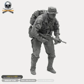 1/35 Фигурка на Войник От Смола, САЩ, Комплекти от модели на специалните сили Делта, Размонтированные Gou-07