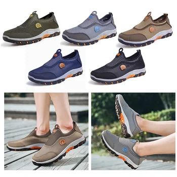Нови обувки За мъже 2021 Летни окото маратонки, Мъжки обувки, Дишаща удобни мъжки обувки, Мокасини Обувки, за разходки на открито обувки