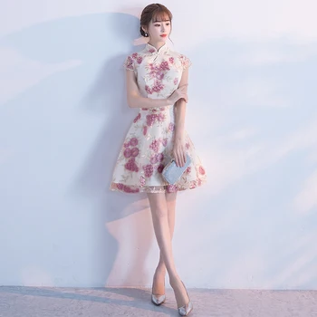 Robe de soiree 2022 Лятото вечерна рокля в китайски стил трапецовидна форма vestido de феста Вечерни рокли, Абитуриентски рокли по поръчка
