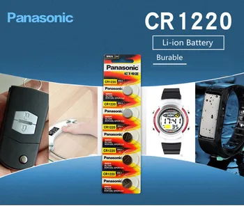 2 БР./МНОГО Оригинални Батерии на Panasonic CR1220 CR 1220 3 Литиева батерия за монети BR1220 DL1220 ECR1220 LM1220