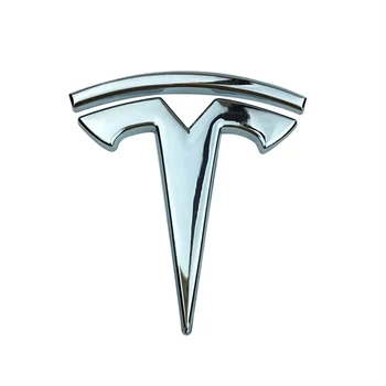 Оформление на автомобила 3D Метал за етикети на Tesla, Модел S Модел X 3 P100D P85D 200 логото на Купето на Автомобила Емблема на Опашката Иконата на Етикети на странично крило