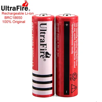 UltraFire Нова Оригинална Батерия BRC18650 3,7 3000 mah Литиево-йонни Акумулаторни батерии истинската капацитет
