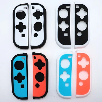 Мек силиконов Калъф за Nintendo Switch NS Контролер на Конзолата Геймпад Защитен Калъф за кожата JOY-ПРОТИВ Носене на Аксесоари за игри