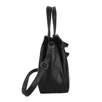 Дамски чанта от 2021 Есенна мода Европейския и американския Стил Ретро Преносима дамска чанта Проста Ежедневна чанта през рамо