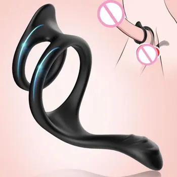 Für Paare Penis Ring Cock Ring G-Spot Vagina Klitoris Stimulator Verzögert Ejakulation Cockring Erwachsene Sex Spielzeug Für Man