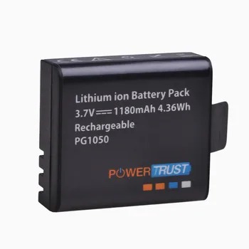 PowerTrust 3x PG1050 Батерия 1180 mah Акумулаторна батерия за SJCAM SJ4000 sj4000 SJ5000X За екшън камери EKEN H9 H9R H8R H8