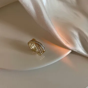 QMCOCO 925 Сребърни Луксозни Леки Блестящи пръстени с Цирконии Изящни Бижута за жени, Модни Елегантни Сватбени Аксесоари за булката Подарък