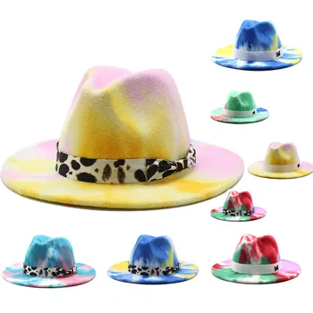 Филц шапки с равенство за жените, мъжки колан с логото на M, Модни сватбена шапка, Луксозна Църковна шапка, есенно-зимна шапка, Панама с широка периферия, 2021