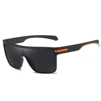 HBK Поляризирани Очила на Мъже, Жени Свръхлеки Квадратни Големи Огледални Слънчеви Очила За Мъже Шофиране Риболов UV400 Очила, 26 грама