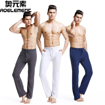 Мъжки Здравословни Есенни Ежедневните домашни панталони от Памук, за мъже пижамные панталони Големи размери Свободни Спортни домашни панталони за джогинг
