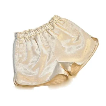 S-XL 2022 Нови дамски къси панталони Летни Коприна на Тънки Къси с висока талия Ежедневни Бели Горещи къси Панталони Egde Лятна мода