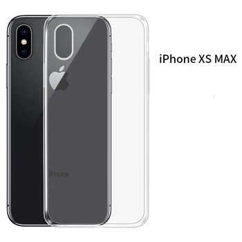Прозрачен Калъф за телефон За iPhone 12 Калъф за iPhone XR Мек Силиконов Калъф За iPhone 11 Pro XS Max X 8 7 6 s, Плюс 5 5s Нов SE 9 Cas