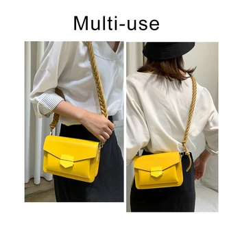 Известен Дизайн каишка за Малки Качествени чанти през рамо от изкуствена кожа за жени 2020 Дамска чанта на рамото на Жените луксозна чанта с капак