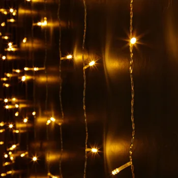 3X3 Plug Завеса Icicle Светлини Ред с 300 led сетчатыми лампи за външно Осветление на Дървета Празнична Сватбена Украса беседки