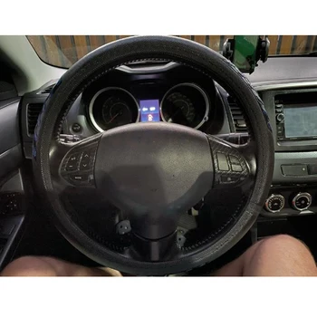 Бутони за превключване на волана круиз контрол, Bluetooth телефон от въглеродни влакна за Mitsubishi Pajero/Montero Sport(KH) 2008-