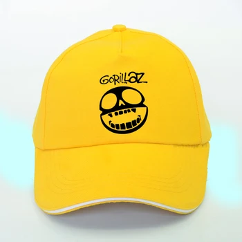 Мода Gorillaz Рок-група на Татко, шапката на Британската Виртуална група Рап Хип-хоп бейзболна шапка на Gorillaz Мъже, Жени Ежедневни Музика възстановяване на предишното положение шапки