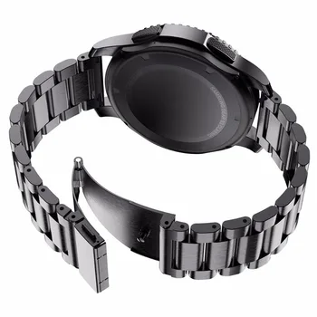 Луксозна Каишка за Samsung Galaxy Watch 42 мм Мрежест каишка От Неръждаема Стомана, Каишка за часовник на Бизнес Мъжки Дамски ръчни часовници Златна гривна