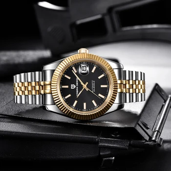 2021PAGANI ДИЗАЙН на Нови Луксозни Мъжки Механичен Автоматичен Часовник Спортни Водоустойчив часовник от неръждаема Стомана за Мъже relogio masculino PD-1645