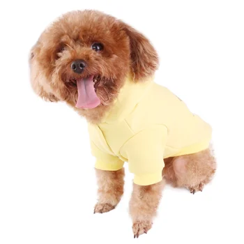LVTUBANLV Зимни Блузи с качулка, за кучета с топли дрехи за кучета малки палто Облекло за кученца и котки (S-XXL)