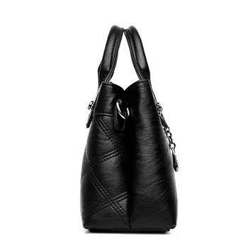 Chu JJ Модни лоскутная чанта от агнешка кожа, Дамска чанта на рамото за жени, дамски Чанти-незабавни посланици Дамски чанти от естествена кожа Bolsa