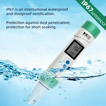 ORP -200 ORP Тестер за измерване на Цифров температура на Окислително-възстановителния потенциал тестер тестер дръжка река тестер за Чистотата на питейната вода отстъпка 20%