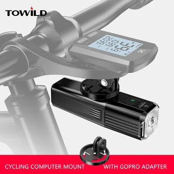 Велосипедна светлини фарове 800 лумена предни светлини IPX6 водоустойчив пътен велосипеден фенер МВТ с адаптер GoPro