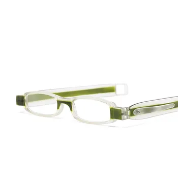 Очила За Четене, Можете Сгъване Със Завъртане На 360 Градуса Очила За Четене За Мъже и Жени на Компютърни Очила За Четене Диоптър +100 До +400
