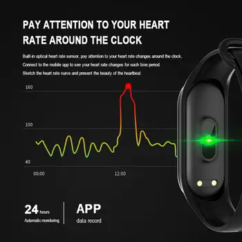 Умен Гривна Bozlun Фитнес тракер, съвместим с Bluetooth, Водоустойчив Монитор на сърдечния ритъм, който смята стъпки, Умни часовници за измерване на кръвно налягане