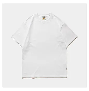 2021 Памук Модерен принт женска тениска, тениски блузи нова тениска Пролет/Есен Къса апликация