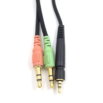 Преносимото кабел За слушалки Sennheiser - G4ME ONE GAME и ZERO 373D GSP 350 / GSP 500 / GSP 600 Практичен (версия за PC 2 Метра)