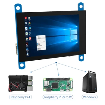 3,5' Монитор Пълен V LCD дисплей Модул HDMI Капацитивен Сензорен екран 480 x 320 за Raspberry Pi 3 Pi4 PC монитор 3D принтер AIDA64